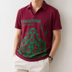 Paul Smith ポロシャツ 半袖 総柄 M 綿100%のサムネイル