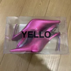 YELLO メタリックピンク パンプス Lサイズのサムネイル