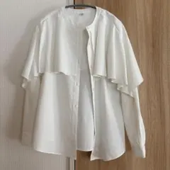 GU ホワイト ブラウス長袖