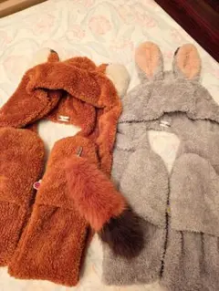 みーさま専用ファンキャップマフラー　ズートピア　ニック　ジュディ