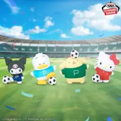 サンリオ ぷちころフレンズ みんなでサッカー　3個セットのサムネイル