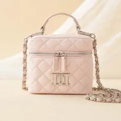 darich キルティングスクエアミニバッグ バニティ