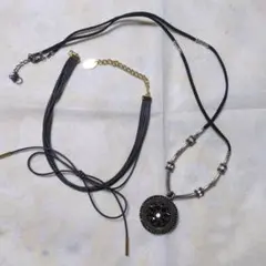 ブラックペンダントチョーカー