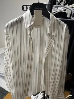 Saint Laurent シルクストライプ長袖シャツのサムネイル