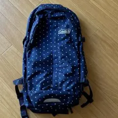 美品‼️ Coleman ネイビー ドット柄 バックパック