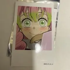 鬼滅の刃　柱カフェ　チェキ風ブロマイド　蜜璃