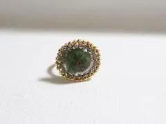 トルマリン　デザインリング　指輪　ハンドメイド