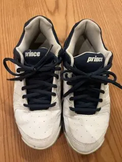prince テニスシューズ ホワイト/ネイビー