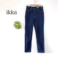 【美品】ikka 【M】スキニーデニム ストレッチ　ジーンズ　ダークブルー