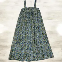 80s 90s vintage 小花柄 サロペット ワイドシルエット - メルカリ