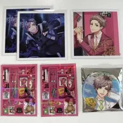 A3! 皆木綴 ましコレ 箔押し キラカード 缶バッジ