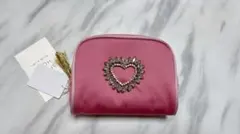【新品未使用】SNIDEL HOME ピンクポーチ ハート装飾