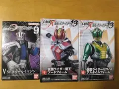 shodo■仮面ライダー電王 ゼロノス　モールイマジン　フィギュア 3種類セット