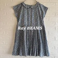 Ray BEAMS｜レイビームス｜花柄 プリーツ ワンピース ウエストリボンのサムネイル