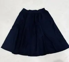 earth music & ecology フレアスカート ウエストゴム