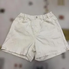 UNIQLO ホワイト ハーフパンツ 160