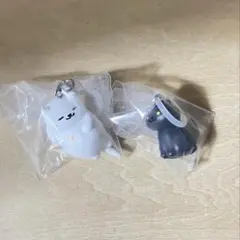 ねこあつめ　めじるしアクセサリー くろねこさん まんぞくさん 2個セット