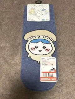 新品未使用　しまむら　靴下　ちいかわ　きのこ　うさぎ　ハチワレ　24-26cm