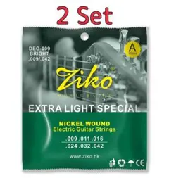 Ziko エレキギター弦 DEG-009 2セット