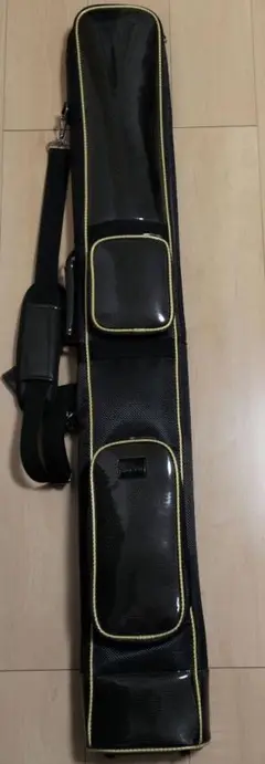 黒い竹刀袋 ストライプ付き 2ポケット