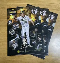 阪神タイガース 藤川球児 クリアファイル 3枚まとめ売り