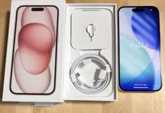 美品　iPhone 15 256GB ピンクpink