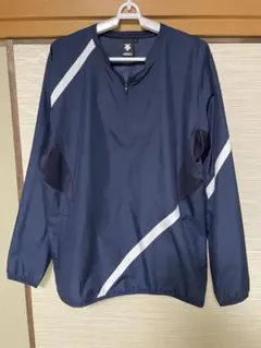 DESCENTE ネイビー ジッパー付き ピステL