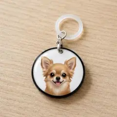 チワワ フォーン 傘マーカー ボトル 犬チャーム ハンドメイドのサムネイル