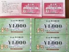 スギ　株主優待券　4000 パスポート２枚のサムネイル