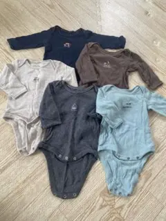 長袖ボディスーツセット 5点　baby gap