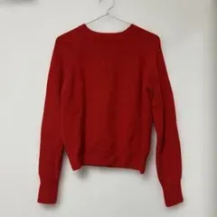 El mar　ウール混ラグランクルーニット