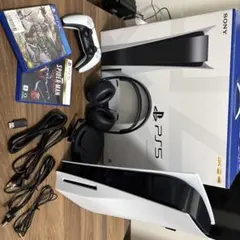 PlayStation 5 本体 + ヘッドセット + Spider-Man付き