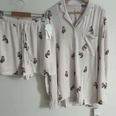 ジェラートピケ　猫　サイベリアン　ルームウェア セットアップ　cat