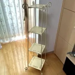 マニーローズ　アイアンラックA ラック スチール 幅85 5段 シェルフ オープンラック マガジンラック