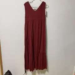 グローバルワークノースリーブ ロングワンピース L