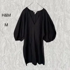 H&M チュニックブラウス 七分袖 ゆったりシルエット 二の腕カバーのサムネイル