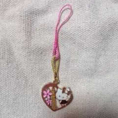 Hello Kitty ハローキティ ハート型 ストラップ 桜 スカイツリー ハローキティ 東京スカイツリー ストラップ - メルカリ
