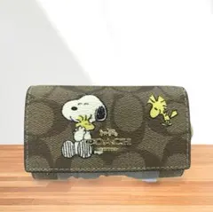 COACH コーチ キーケース スヌーピー ピーナッツ 新商品 - メルカリ