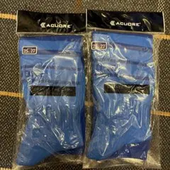 新品　ACUORE サッカー　ソックス　25-27cm 2足　青水色のサムネイル