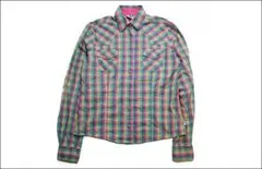 【S】 rockies ロッキーズ 長袖 ウエスタンシャツ チェック GD343