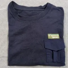 【洗濯のみ】LOGOS DAYS 半袖Tシャツ ポケット付き ネイビー