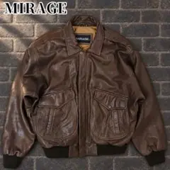 MIRAGE leather flight jacket type A2 XL