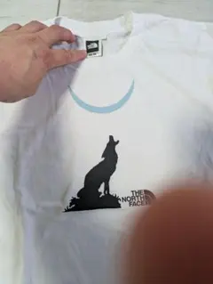 THE NORTH FACE 狼プリント Tシャツ ホワイト