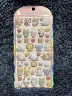 コットンパフィー シール 動物
