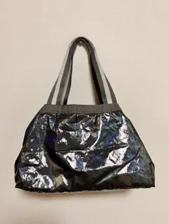 LeSportsac レスポートサック トート　モリー　ブラックシルバー