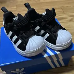 12センチ 美品 adidas スニーカー ベビー ブラック