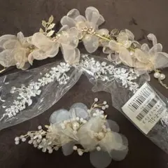 美品♡髪飾り　花飾り　フラワー　発表会　セレモニー