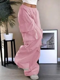 SHEIN カーゴパンツ ピンク