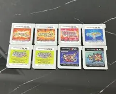 ニンテンドー3DS ソフト　人気8本セット【ポケモン・ドラクエ・モンハン】