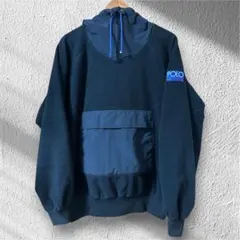 （希少）90's polo hi tech フリースPK アノラック